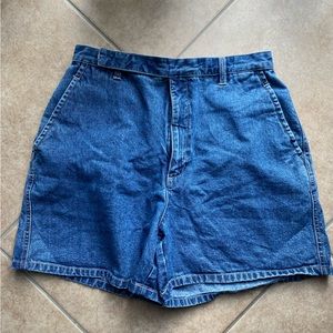 VINTAGE HIGH WAISTED DENIM SHORTS